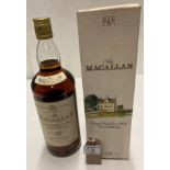 A 1.13 litre bottle of The Macallan Single Highland Malt Scotch Whisky 12 Years Old - 43% volume in
