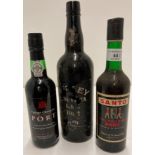 A 75cl bottle of Offley Boa Vista L B.V 1982? Port (label damaged), a 37.