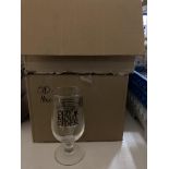 Two boxes containing 24 Old Mout Cider pint to brim toughened glasses (S03) Further