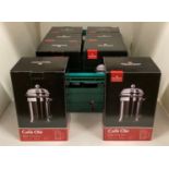 Eight boxed Café Ole classic 1 litre coffee makers by Grunwerg (T03) Further Information