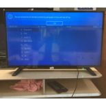 Toshiba 40" LCD Smart TV complete with remote,