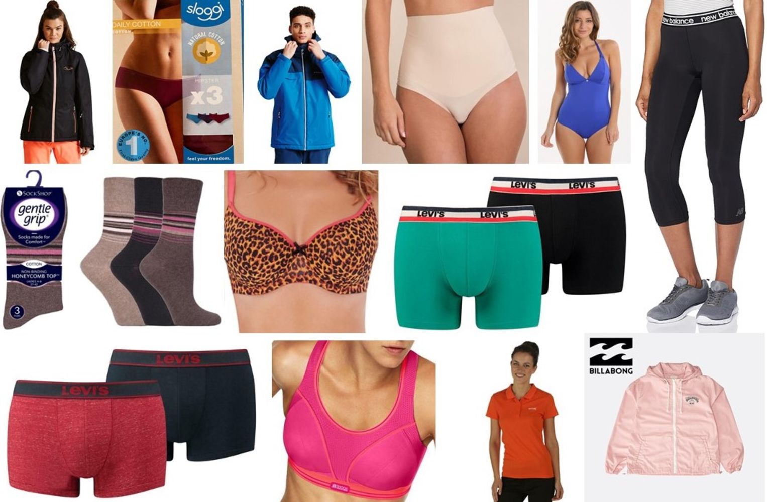 Retirement Sale of Brand New Stock including Sportswear, Clothing, Underwear, Swimwear, etc. followed by Workwear