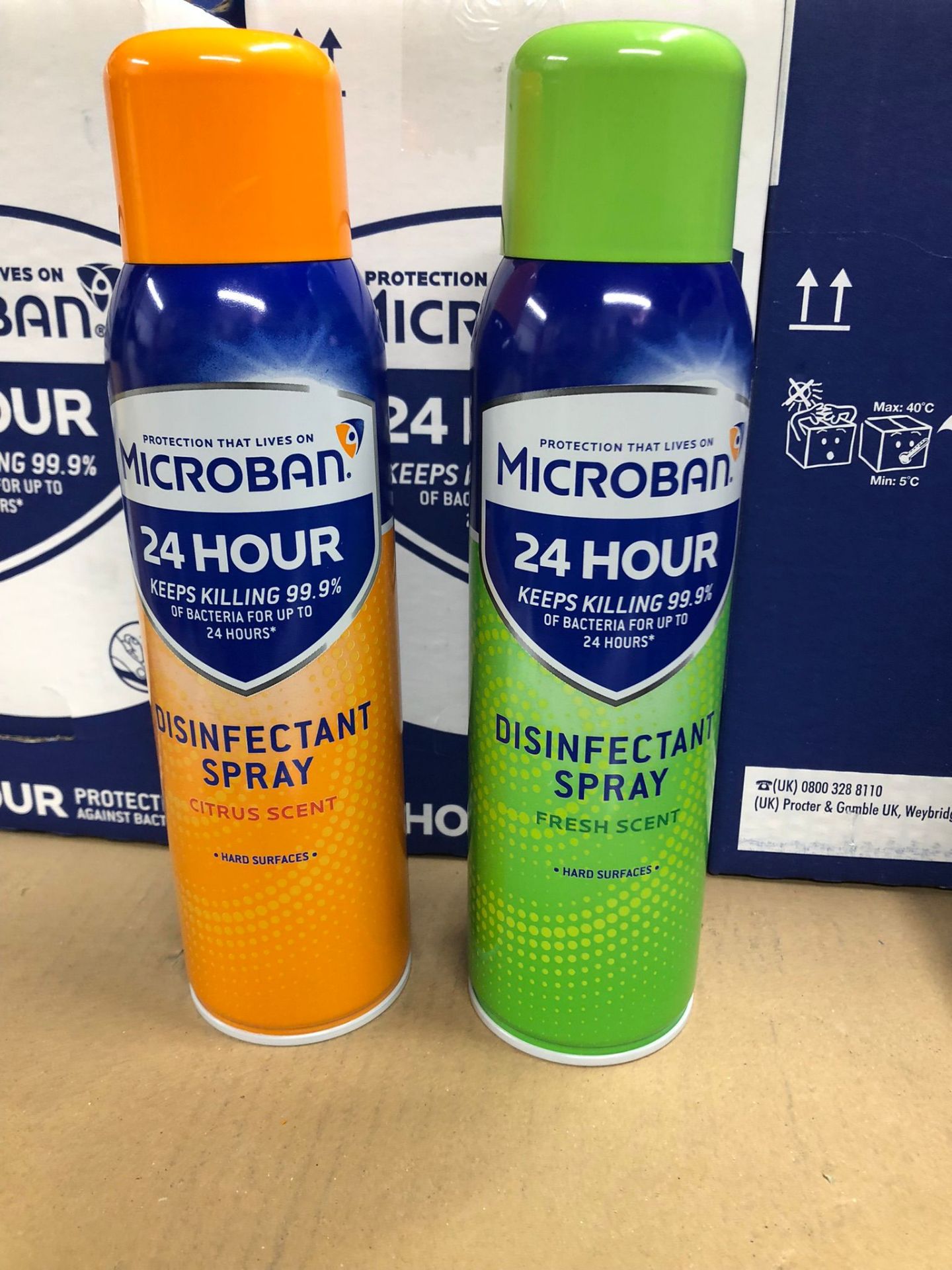 2 BOXES X 10 PROCTOR & GAMBLE ALL PURPOSE SPRAY 750ML CITRUS & FRESH SCENT ALL DATED 2023 (TOTAL