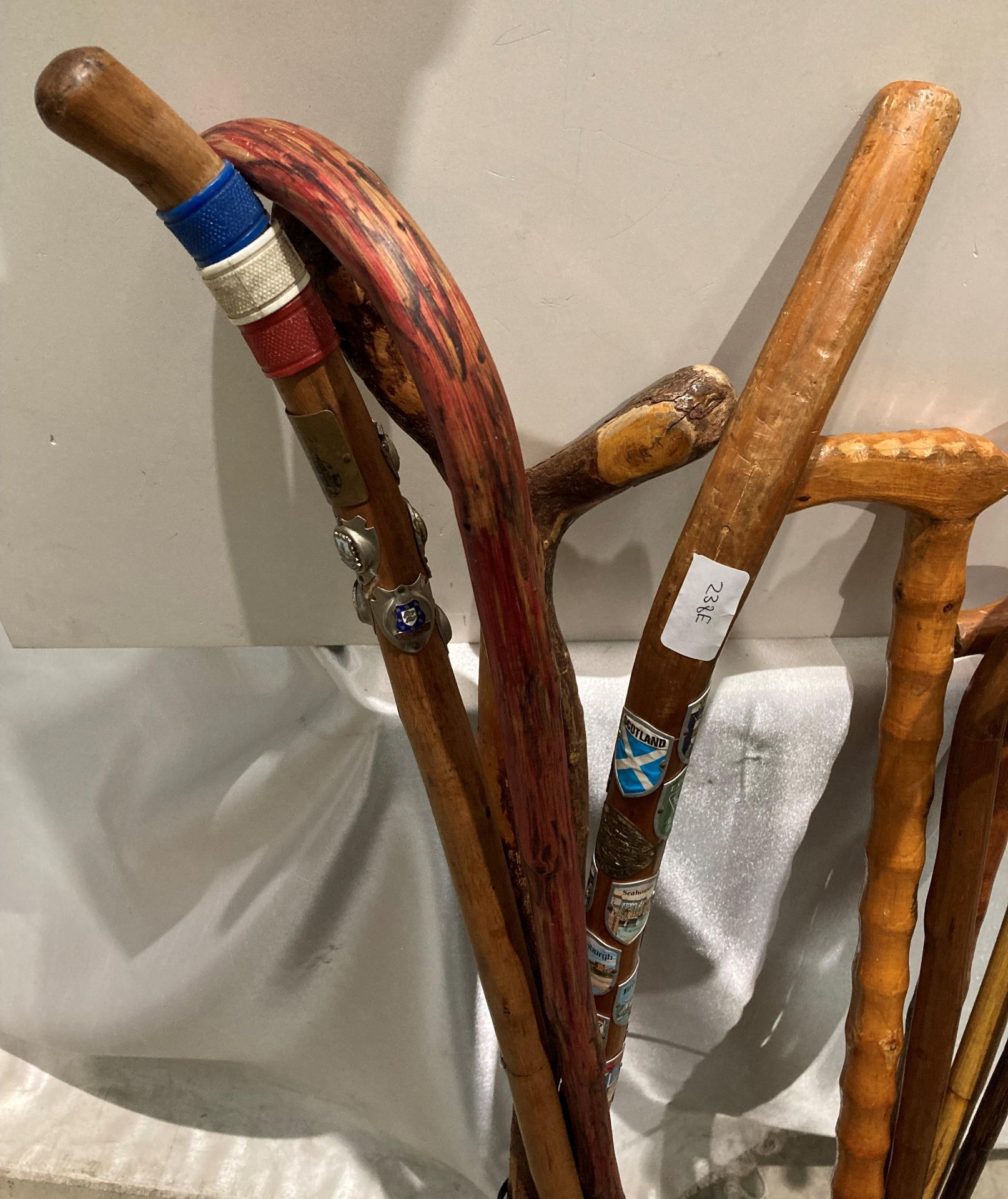 Collection of 10 various walking sticks. - Image 3 of 3