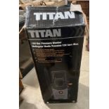 A Titan pressure washer with attachments (sold as seen,