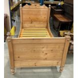 Solid pine bed frame, 3'6" Further Information 117.