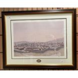 G W Birks (1929-1933), a large framed limited edition print 'Mornin' Market', 50cm x 60cm, no.