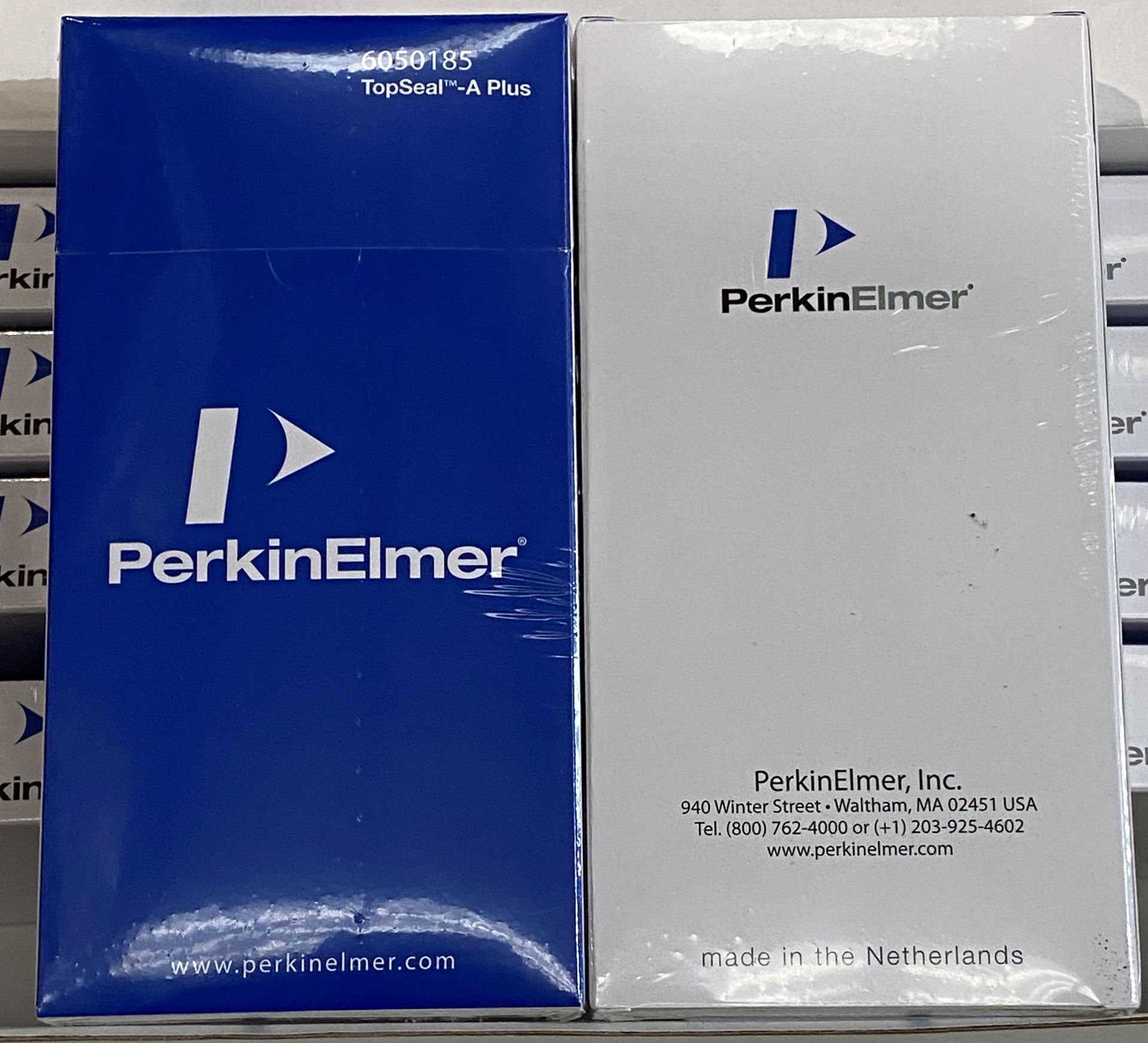 100 x Packs of PerkinElmer Top Seal - A Plus 6050185 clear adhesive microplate seals - 100 units