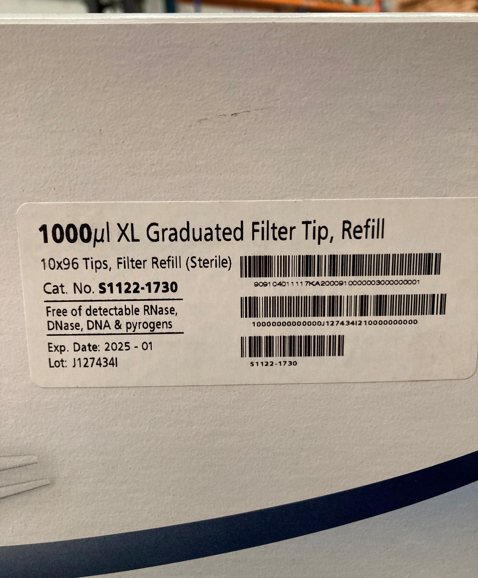 15,360 x Tip One 1000 XL graduated filter tip refills (4 outer boxes) - Image 2 of 2