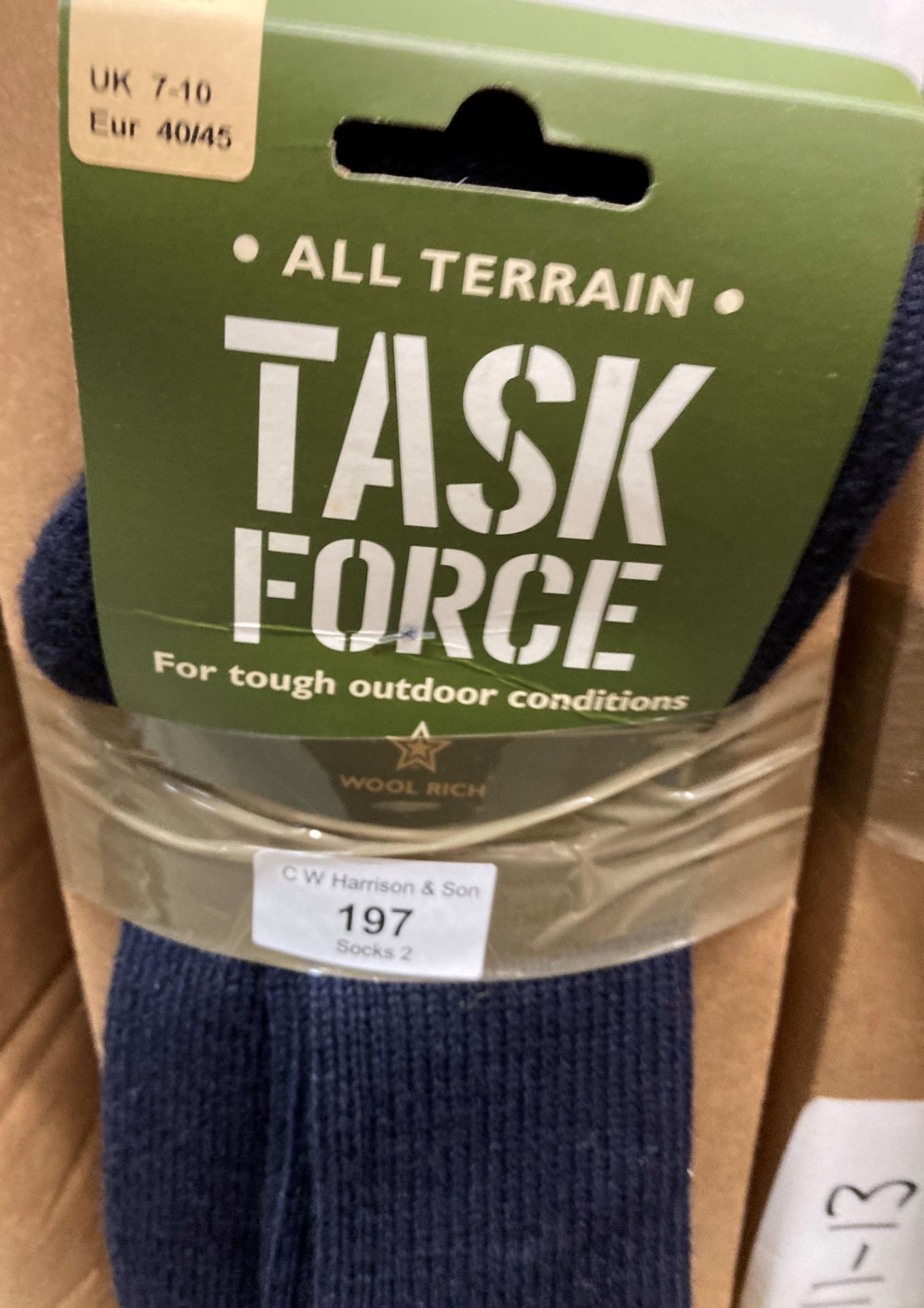 17 x pairs of All Terrain Task Force socks, size 7-10,