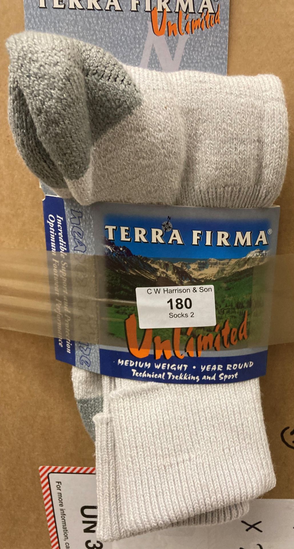 24 x pairs of Terra Firma Original Trekking socks, size 7-10,