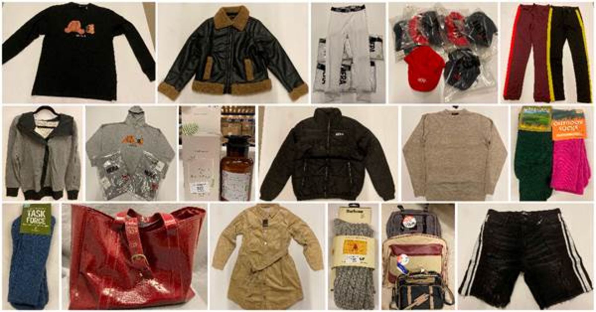 Large Quantity of Trekking/Outdoor Socks, Clothing (New & Pre-owned), Ex-Rental Camping Equipment, Crampons, etc