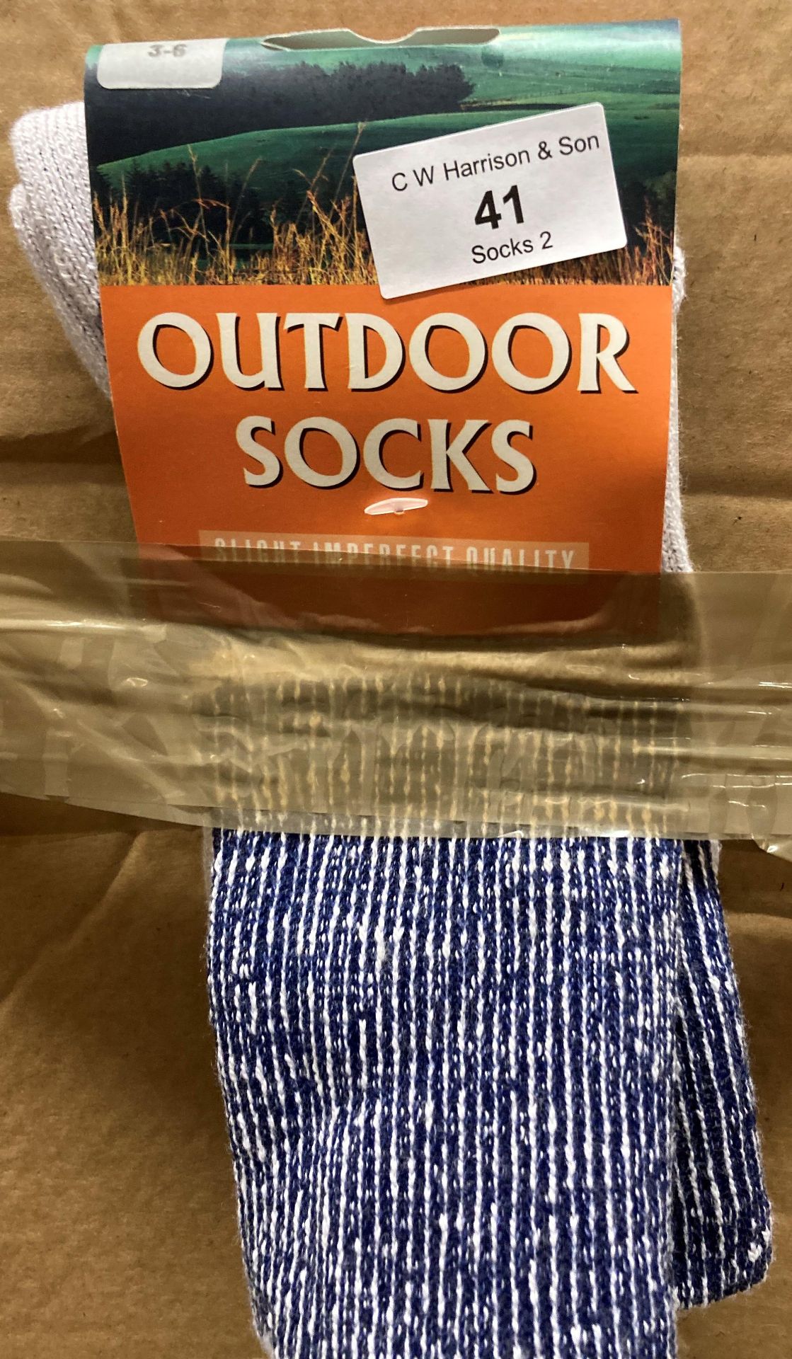 30 x pairs of Outdoor Socks (slight imperfections) size 3-6,