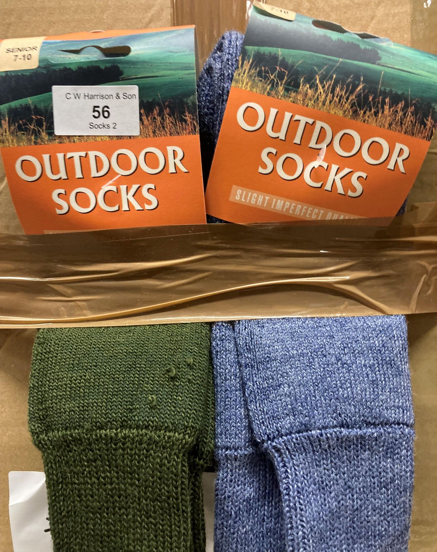 24 x pairs of Outdoor Socks (slight imperfections) size 7-10,