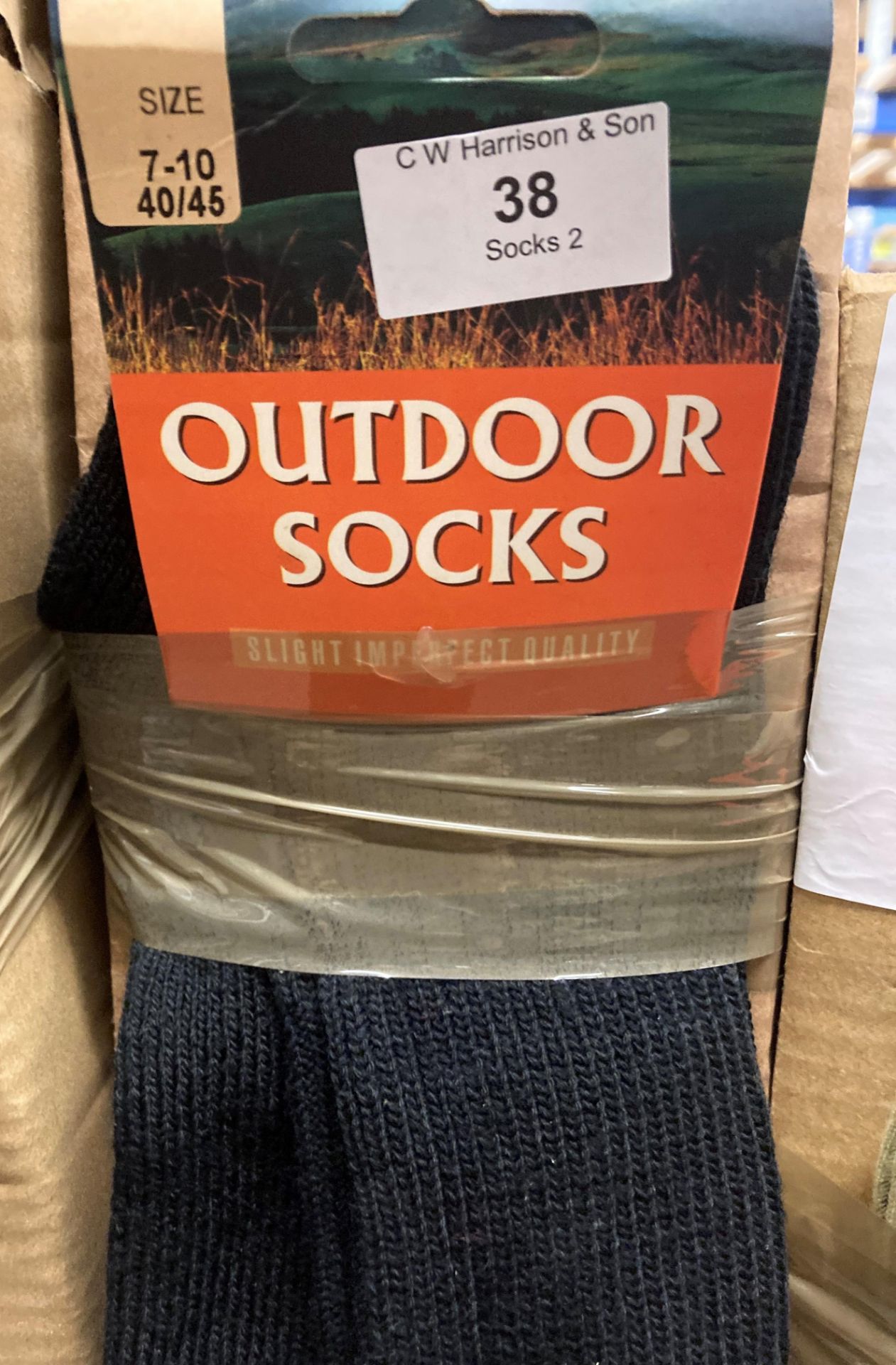 24 x pairs of Outdoor Socks (slight imperfections) size 7-10,