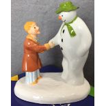 The Snowman 'How Do You Do' First Edition by Coalport Exclusive To H Samuel with certificate,