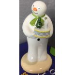 The Snowman 'Snowman's Surprise' First Edition by Coalport no certificate,