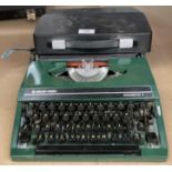 A Silver Reed Silverette II manual portable typewriter (location V03)