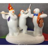 The Snowman 'All Together Now' by Coalport 396 of 2000 with certificate,