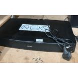A Bose Solo TV sound system - serial number 063104Z32912508AE with remote (location saleroom 1