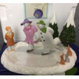 The Snowman Ice Dance by Coalport 90 of 950 with certificate,