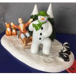 The Snowman Winter Fun by Coalport 873 of 1500 with certificate,