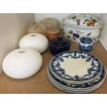 Thirteen items including Royal Worcester Evesham,