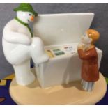The Snowman 'Time To Cool Down' by Coalport 465 of 1250 with certificate,
