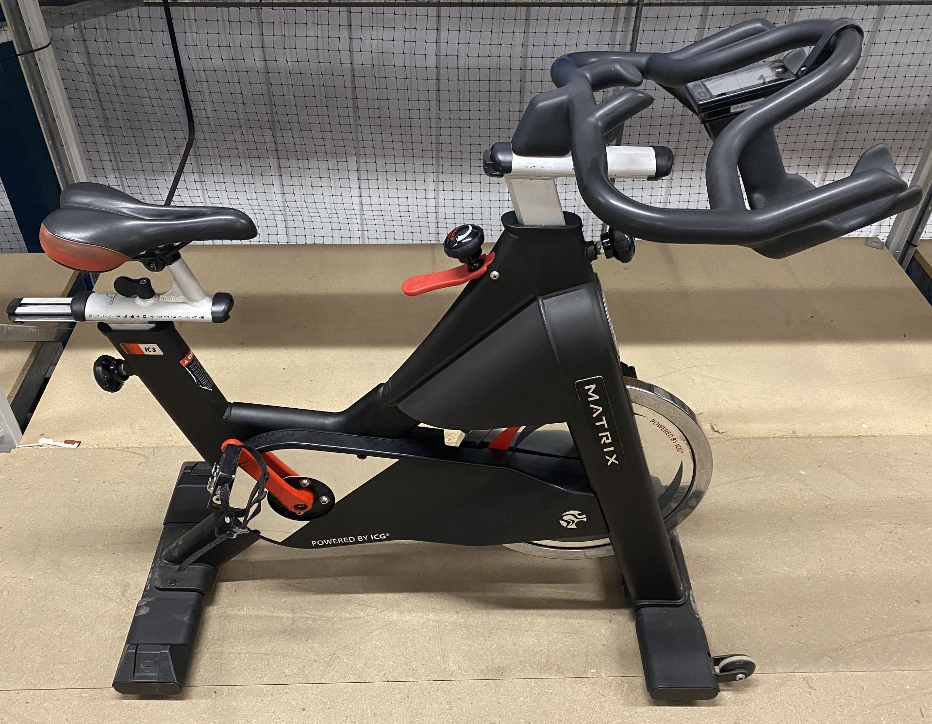Matrix IC3 'Powered by ICG' Spin Bike - Image 4 of 7
