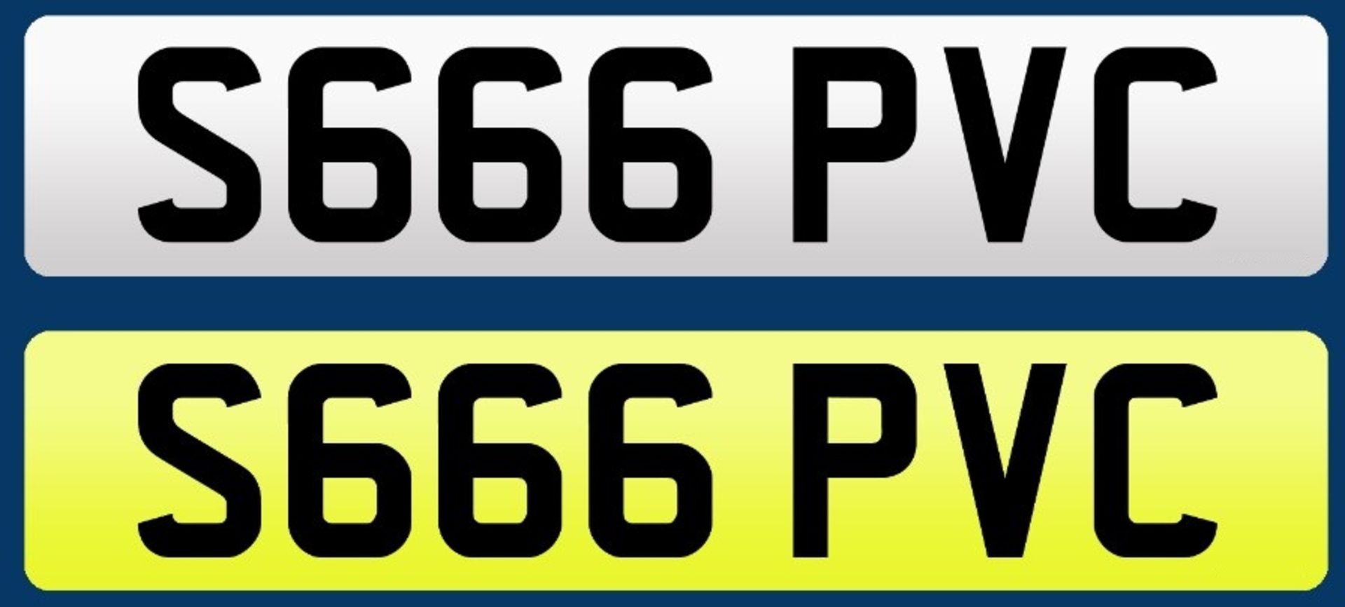 CHERISHED REGISTRATION NUMBER: S666 PVC, to be assigned before 06-11-2030.