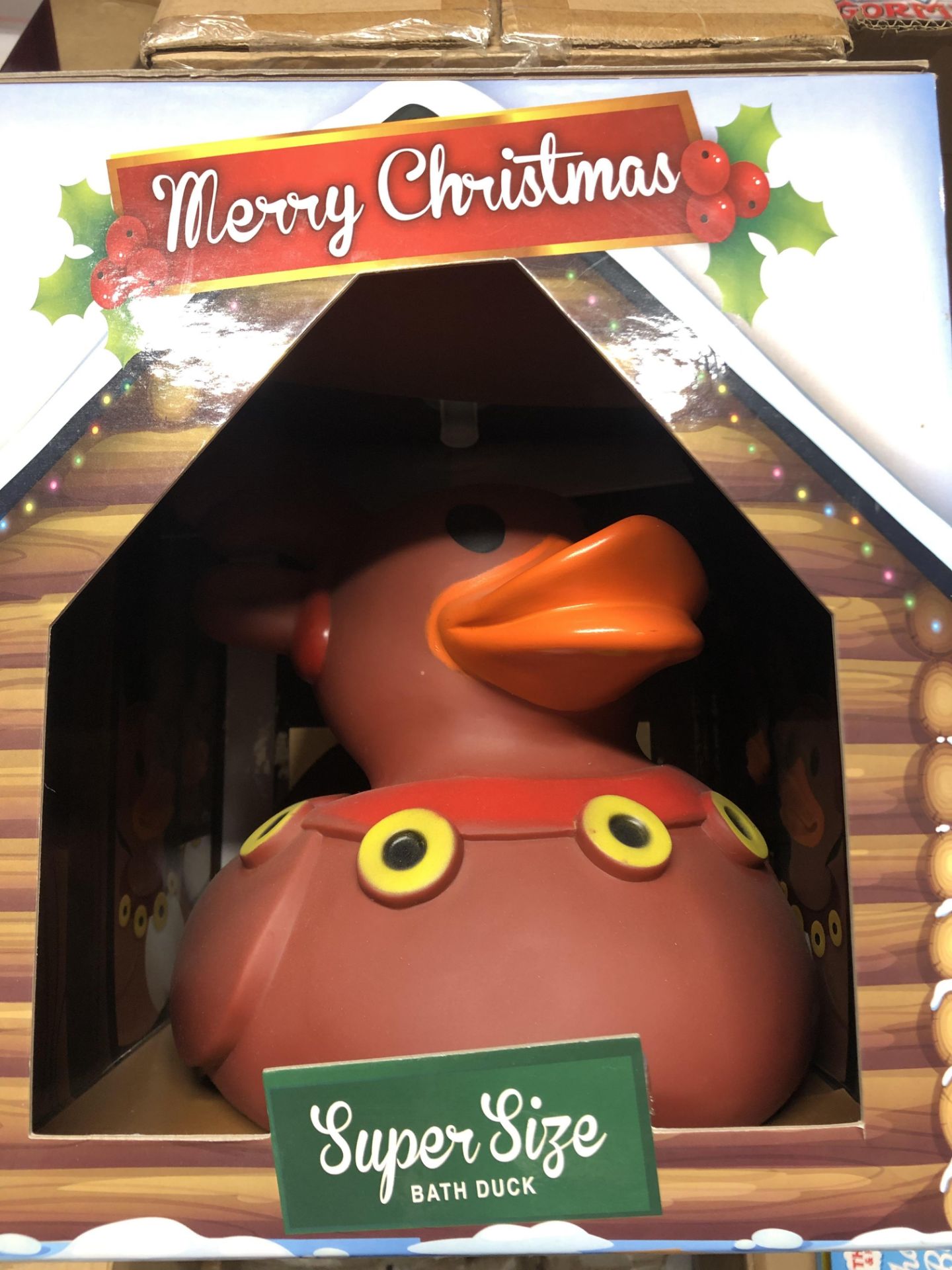 2 EXTRA LARGE BUBBLES GIANT BATH DUCK XMAS EDITION