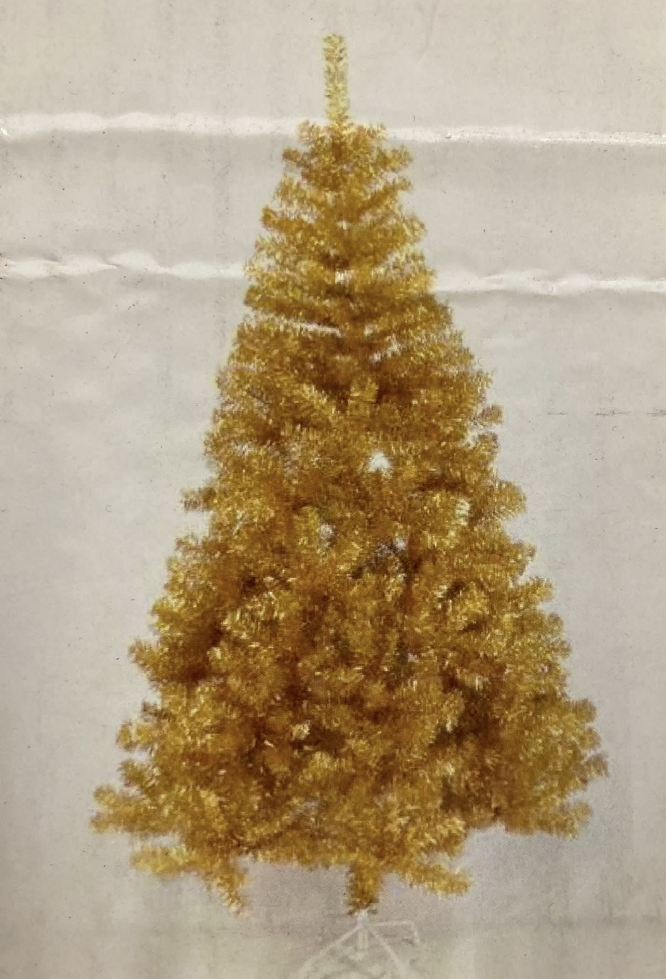 GOLD ARTIFICIAL XMAS TREE 5FT