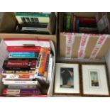 Three boxes and contents including fifty plus books - English Goldsmiths Marks, computing, health,