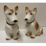Pair of Sylvac seated corgi dogs (Saleroom location: H03)