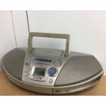 Panasonic RX-ES25 Power Blaster portable stereo CD and radio system (Saleroom location: K01)