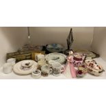 Contents to part of rack - Coalport figure Emily, limited edition 4140/5000,