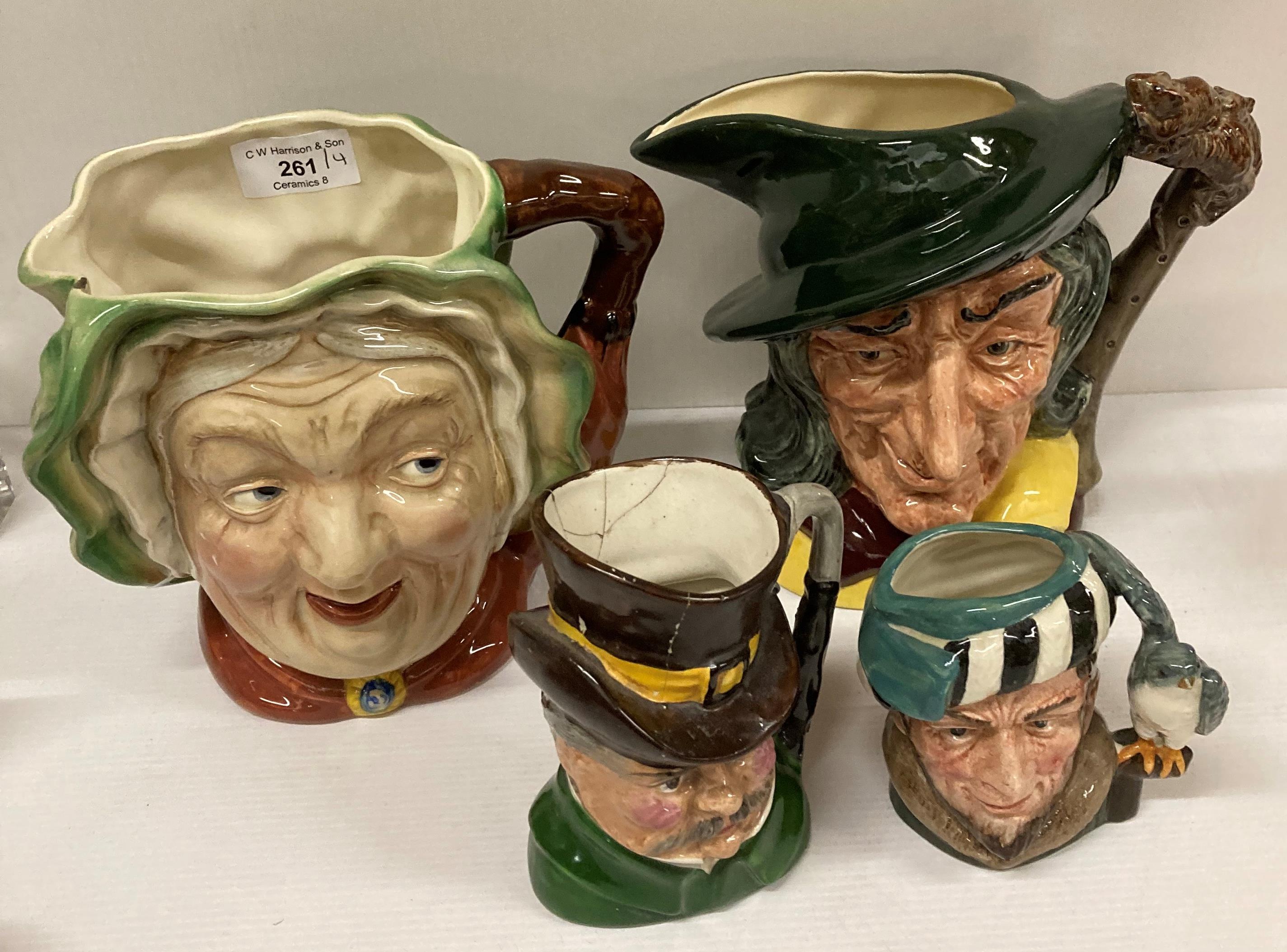 Royal Doulton character jug 'Pied Piper' no: D6403 copyright 1953 20cm high,