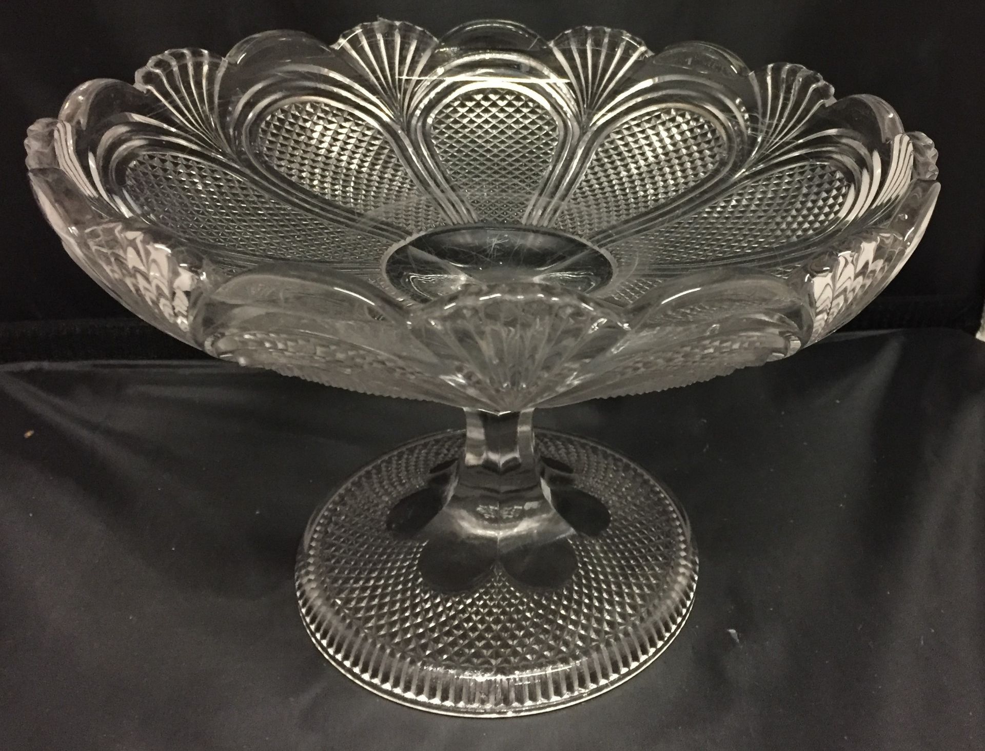 Sixteen items of glassware including stemmed cup 26cm high engraved Old England Forever, - Image 3 of 4