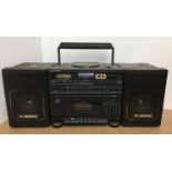 Sharp GF-CD55 portable stereo components system with CD player and detachable X-Bass speakers