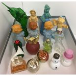 Box containing sixteen novelty scent bottles (some with original contents) (Saleroom location: