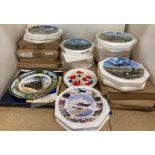 Nineteen assorted collector's plates including nine assorted limited edition Local Heroes (planes)