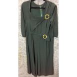Ladies green dress (Saleroom location: on rail at S13)