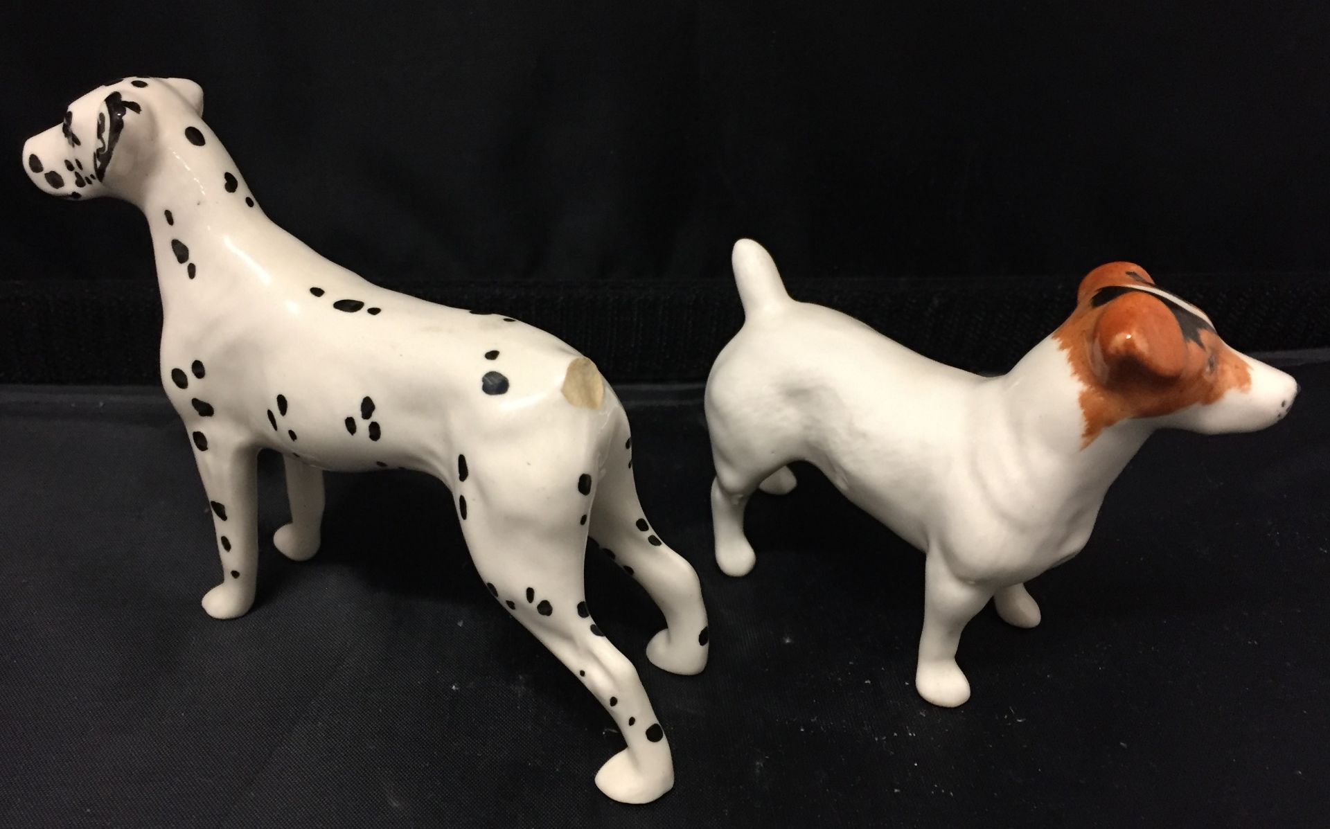 Six items including three Beswick dogs (one with missing tail) and fox, - Image 3 of 5