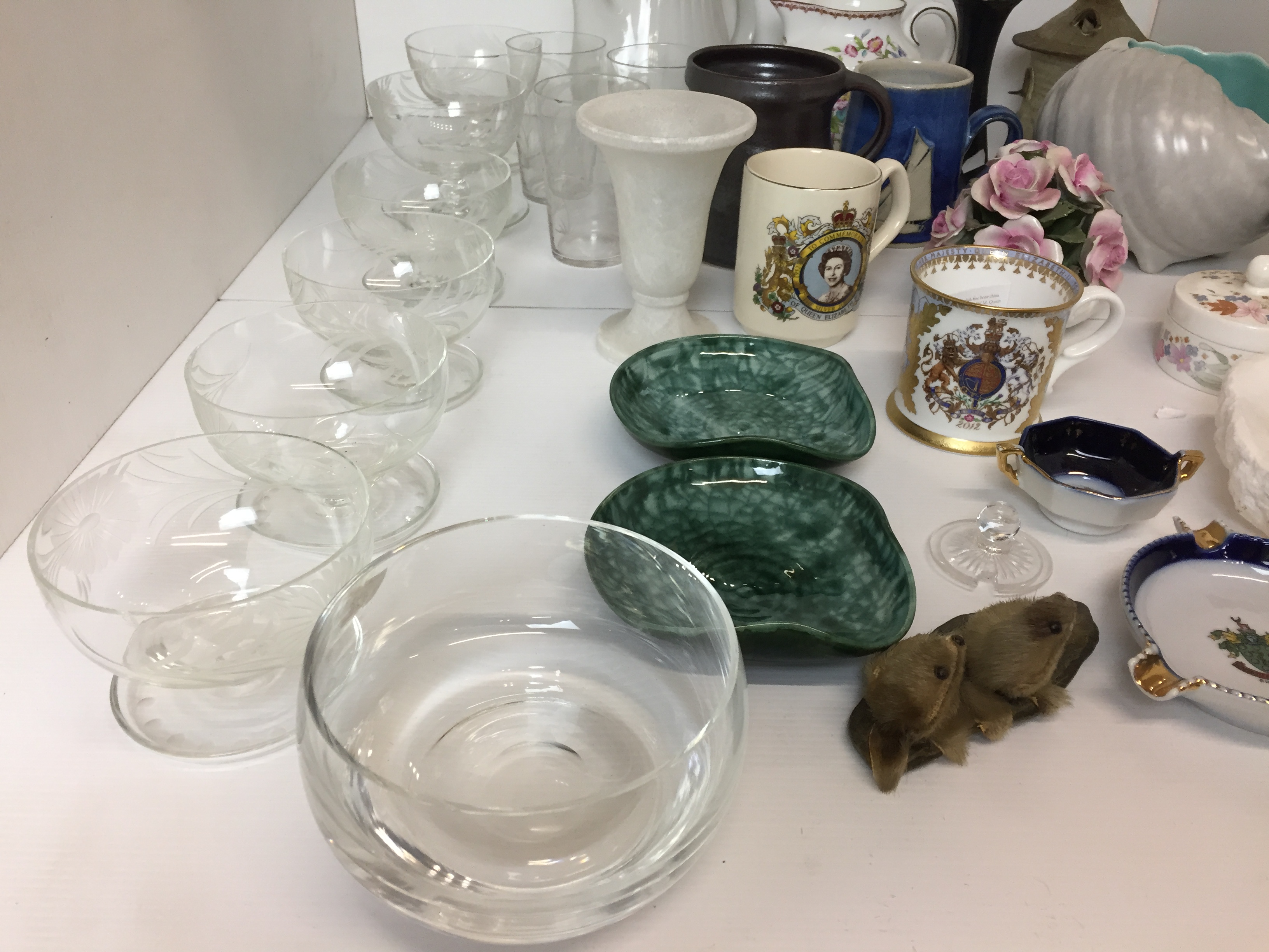 Thirty plus items - glassware and ceramics including Aynsley Rose posie, - Image 4 of 5