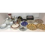 Forty seven items including twenty seven pieces of Pyrex glass oven to tableware,