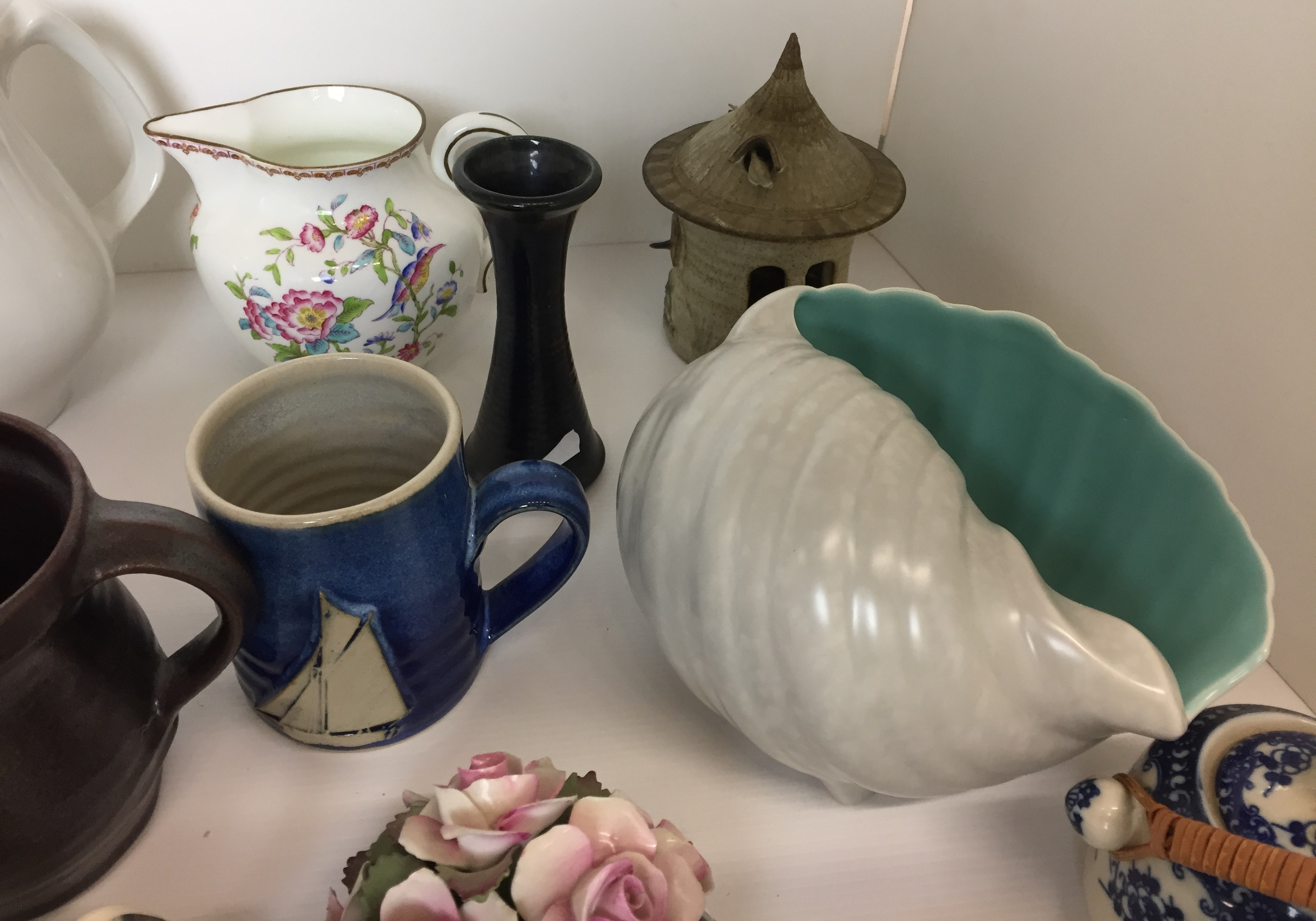 Thirty plus items - glassware and ceramics including Aynsley Rose posie, - Image 2 of 5