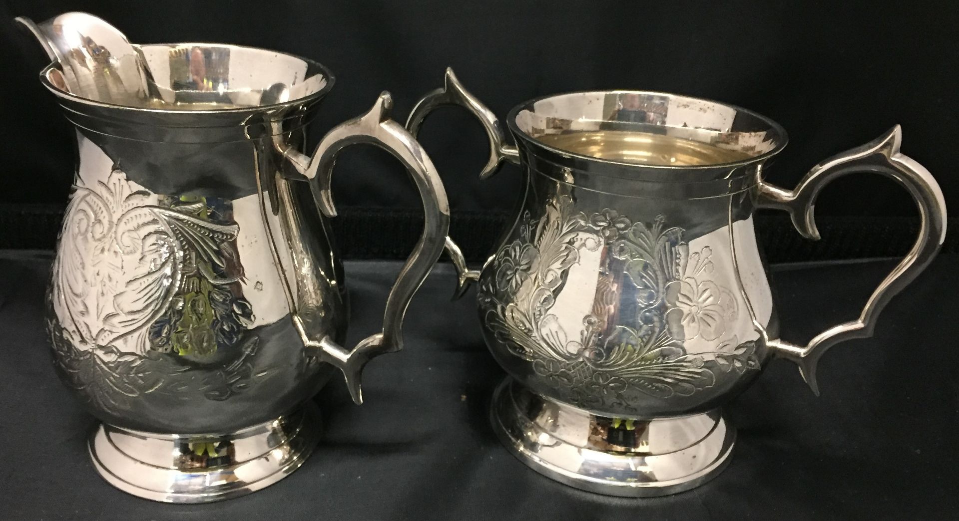 Four piece silver plated tea service (Saleroom location: T11) - Image 3 of 3