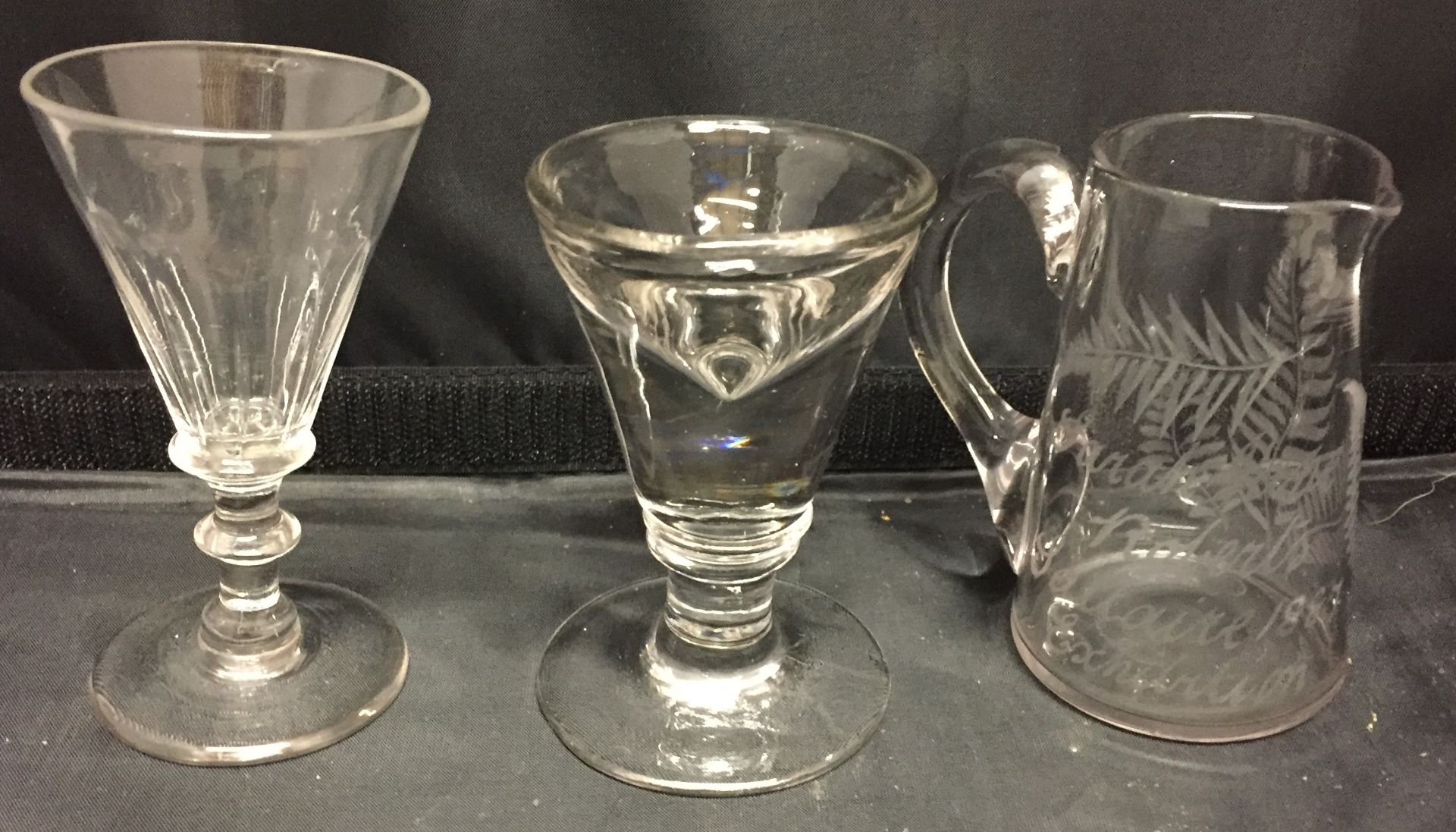 Fifty plus items of glassware including engraved glasses from late 1800s and early 1900s - Image 3 of 3