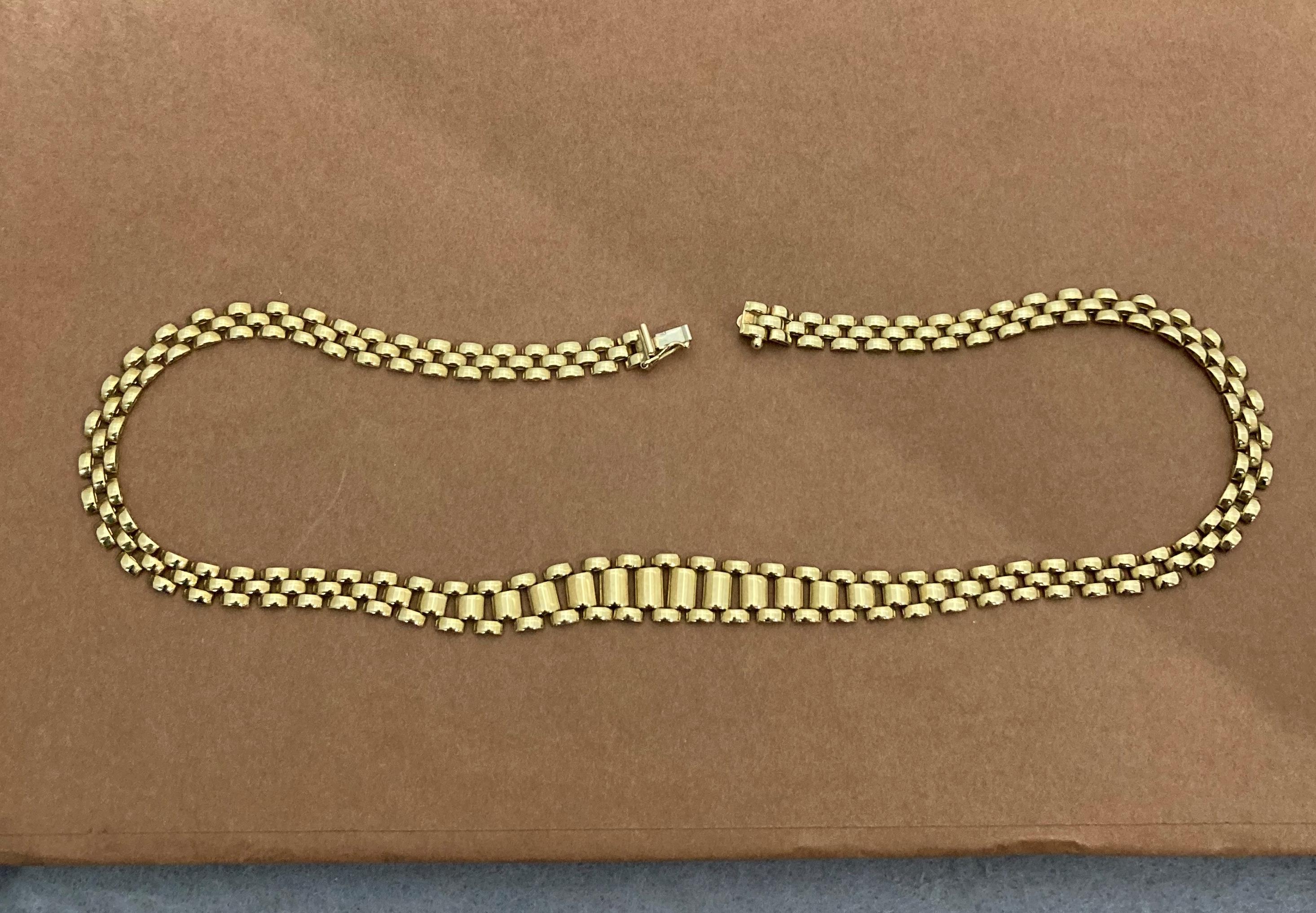 9ct 16" gold link chain necklace (made in Italy - weight 19g) - Image 2 of 3