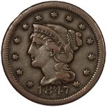 USA - 1847 One Cent,